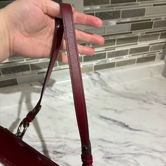 Coach Gallery Embossed Patent Leather monogram tote bag purse - Picture 12 of 16